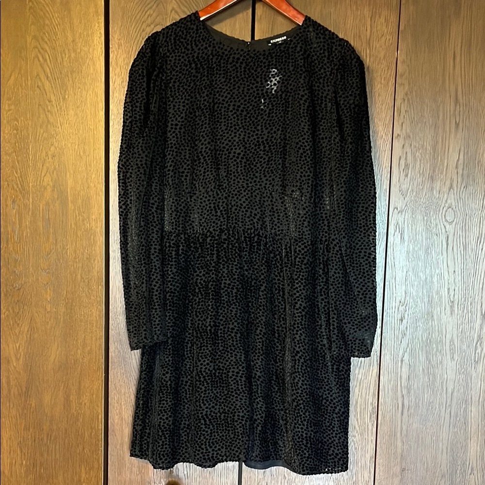 Black Textured Dress